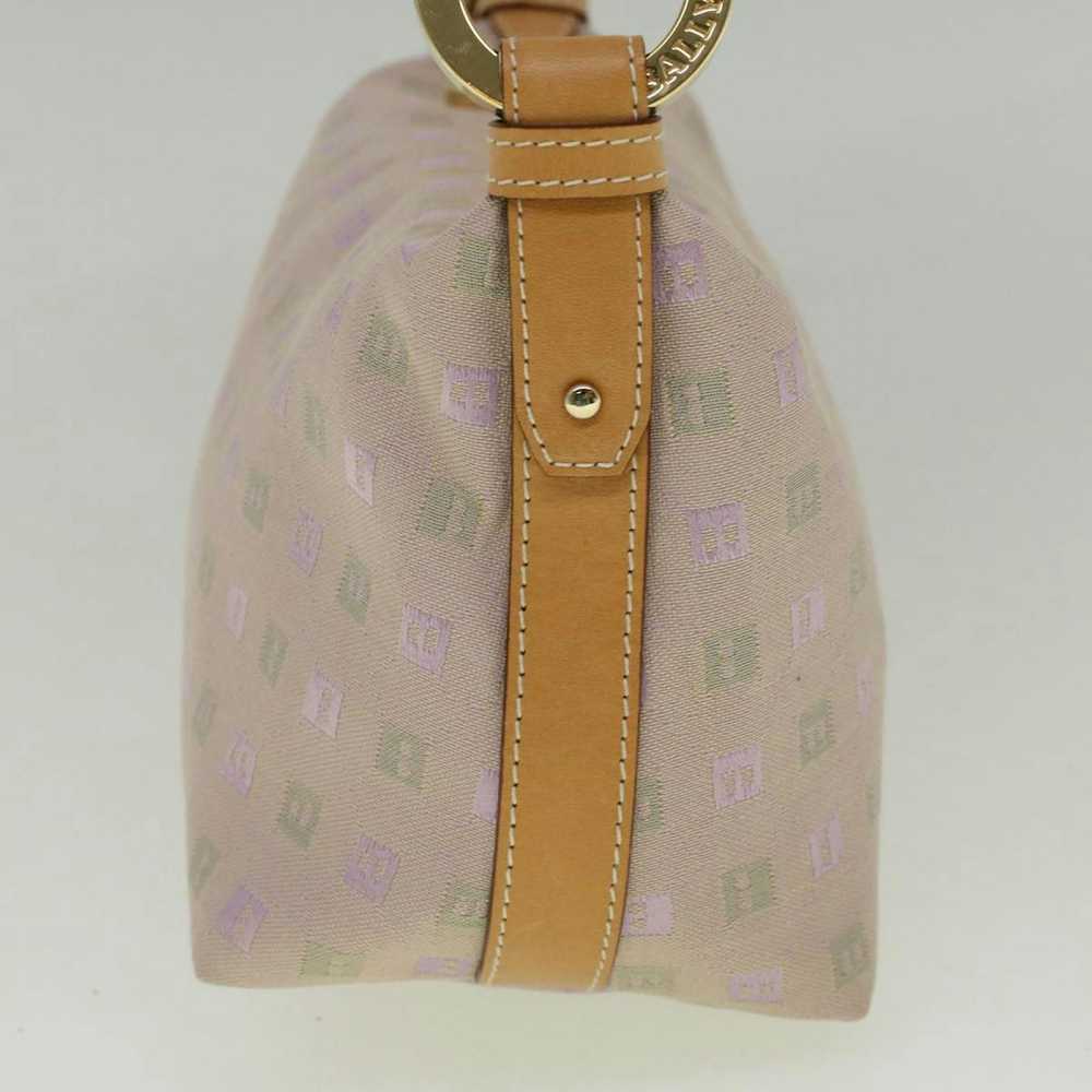 Bally BALLY Shoulder Bag Canvas Pink Auth ac2477 - image 4
