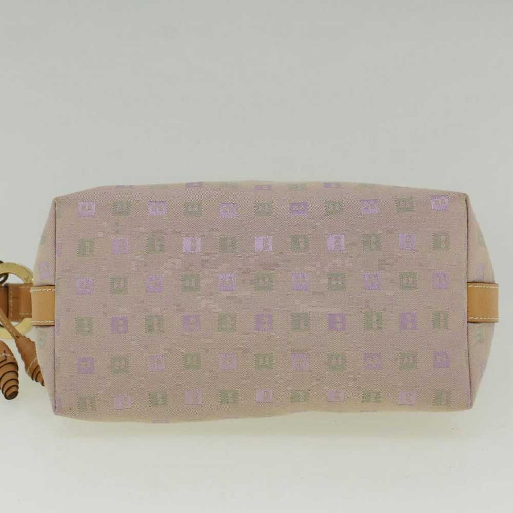Bally BALLY Shoulder Bag Canvas Pink Auth ac2477 - image 5