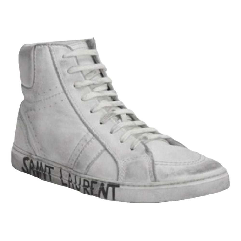 Saint Laurent Leather high trainers - image 1