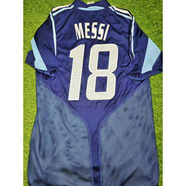 Adidas Messi Argentina 2004 2005 DEBUT Away Soccer