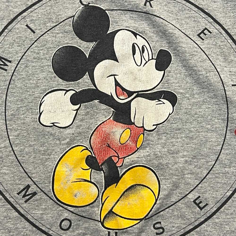 VTG Mickey Mouse Walt Disney Gray/Blue T-Shirt - … - image 4