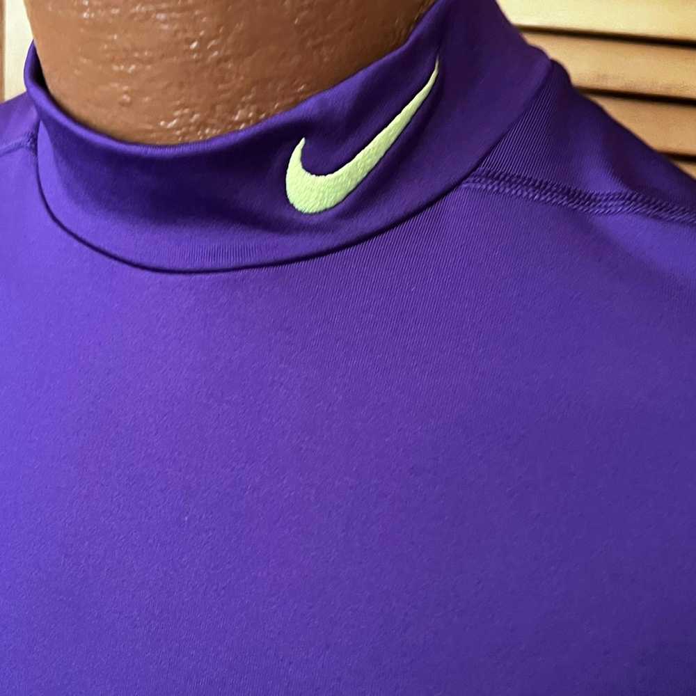 Nike Nike Pro CombatHyperwarm Purple Fitted Long … - image 5