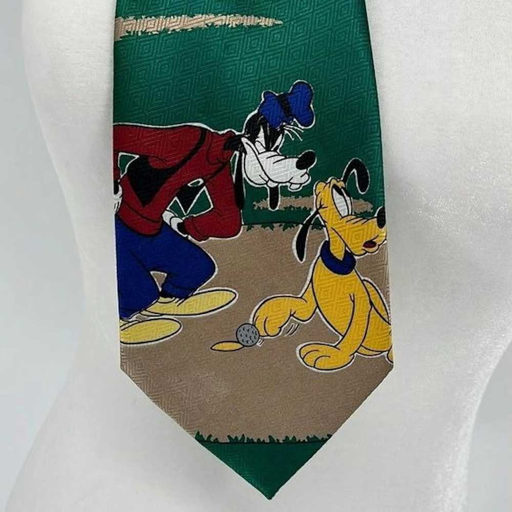 Disney Disney Mickey Unlimited Golf Tie Goofy Don… - image 2