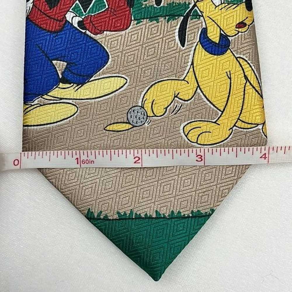 Disney Disney Mickey Unlimited Golf Tie Goofy Don… - image 8