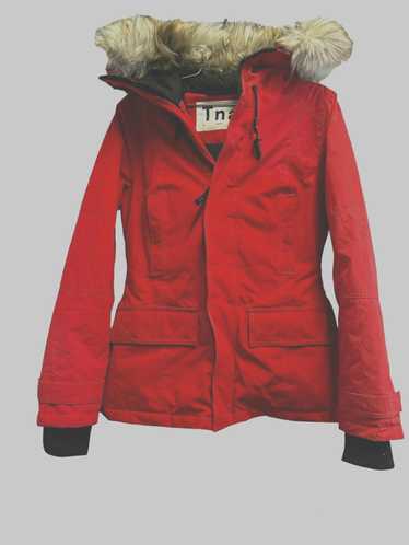 Tna Tna Larsen Parka Premium Goose Down Red Jacket