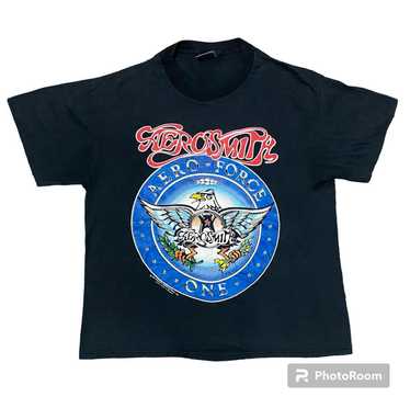 Vintage 80's Aerosmith 1980 Pump Elevator band tee store Concert tour T Shirt L