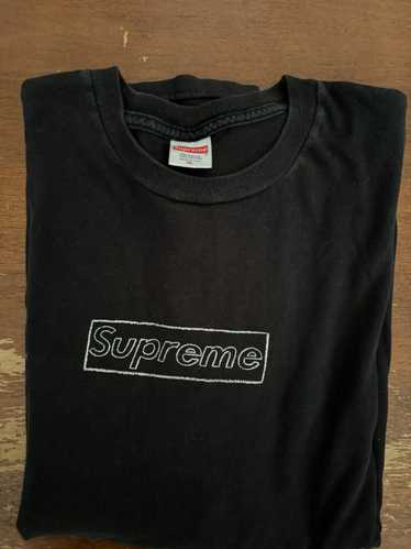 Kaws × Supreme Supreme KAWS Chalk Logo Tee