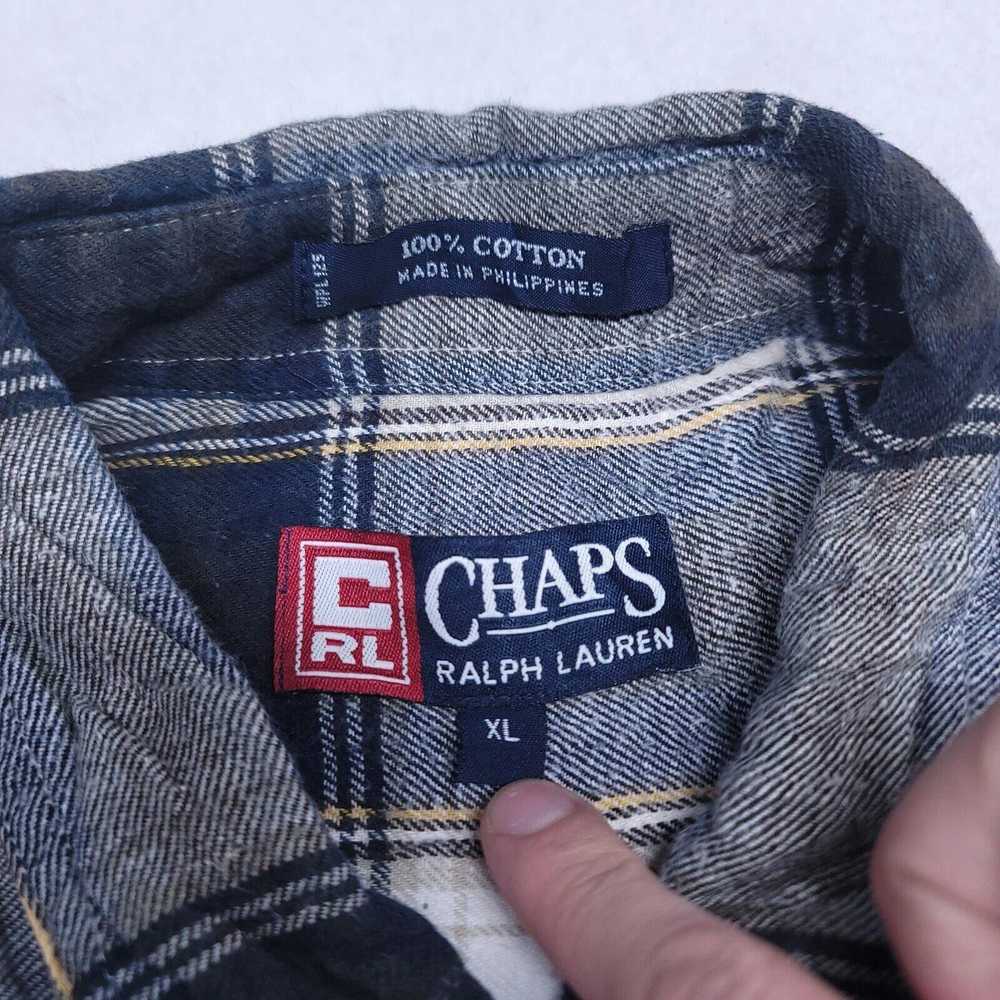 Chaps Chaps Buffalo Check Flannel Shirt Mens Size… - image 3