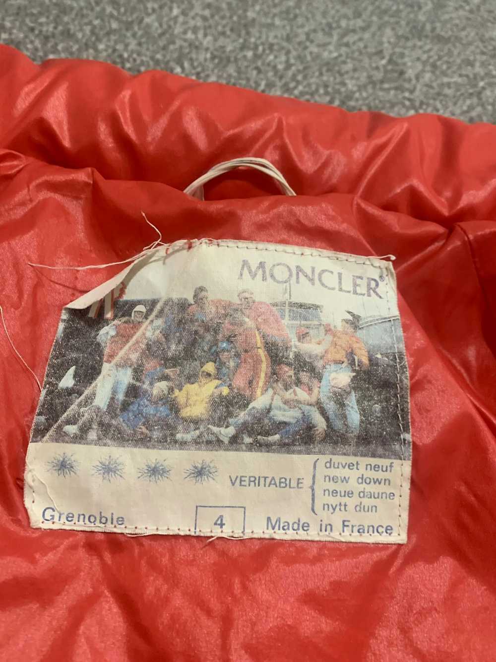 Moncler × Retro Jacket Vintage Red Moncler Puffer… - image 8