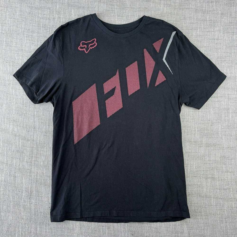 Fox × Racing × Streetwear Y2K Fox Racing Logo T S… - image 1
