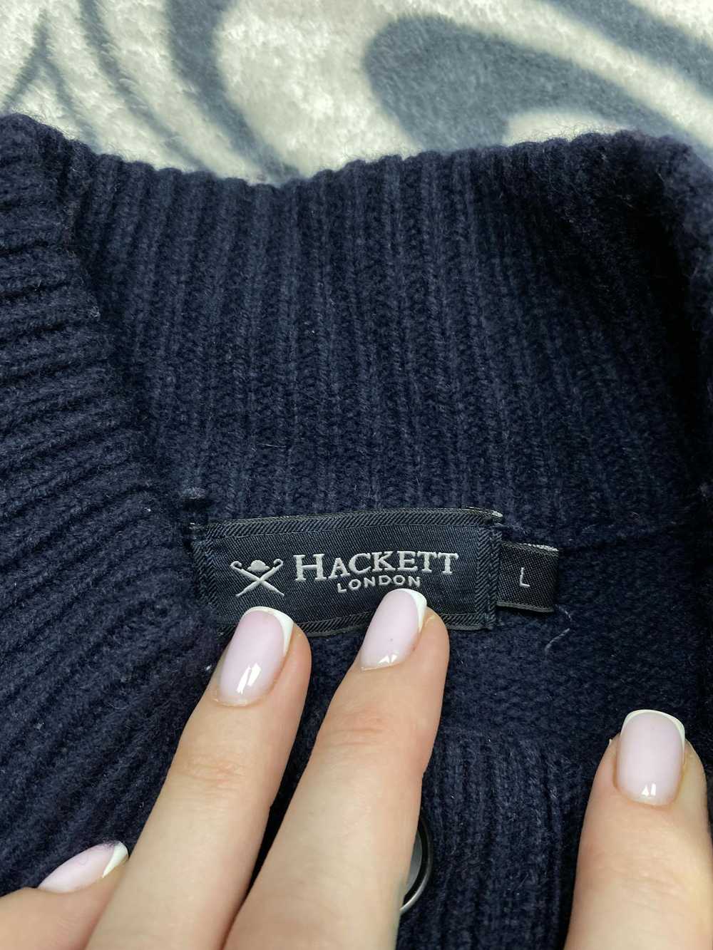 Hackett × Luxury × Vintage Hackett Mens Wool + Ny… - image 4
