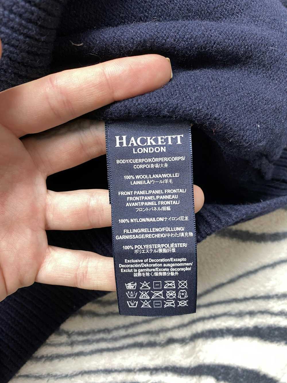 Hackett × Luxury × Vintage Hackett Mens Wool + Ny… - image 5