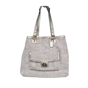 Coach Coach Penelope Canvas Bag, Cream and Gold - image 1