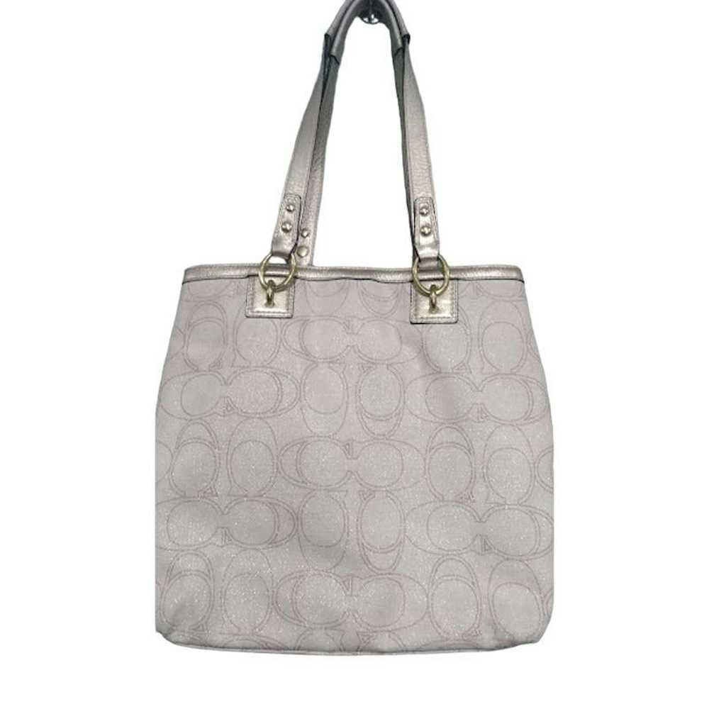 Coach Coach Penelope Canvas Bag, Cream and Gold - image 4