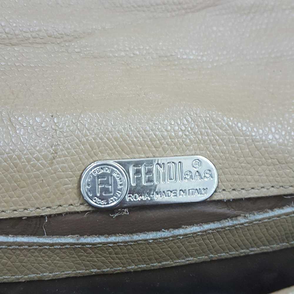 Fendi × Vintage Vintag FENDI full print logo slin… - image 11