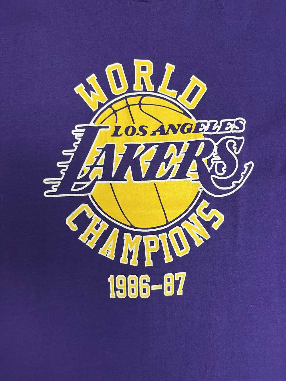 Vintage Los Angeles Lakers World Champions 1987 V… - image 2