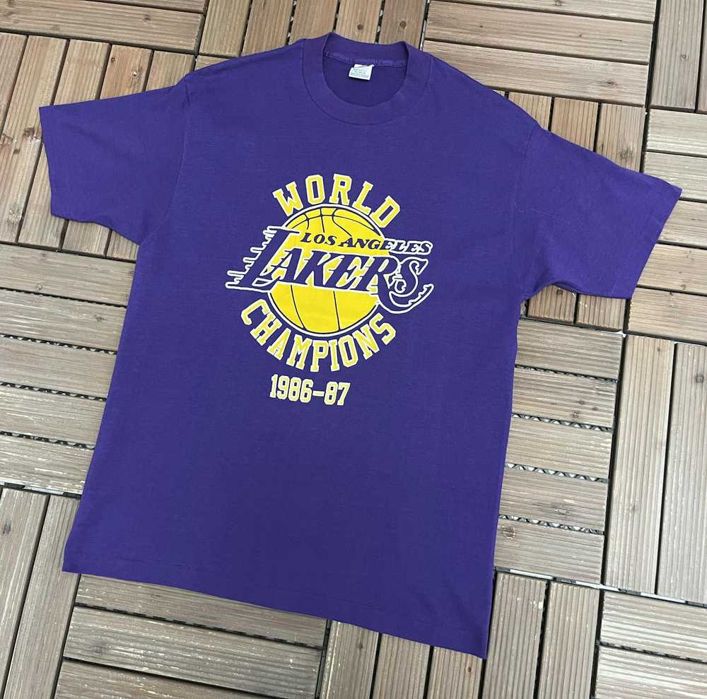 Vintage Los Angeles Lakers World Champions 1987 V… - image 3