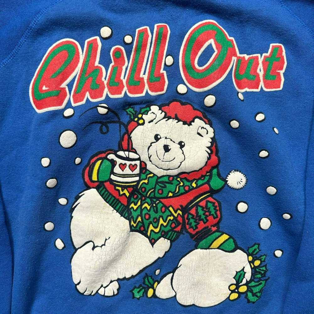 Vintage Winter Bear 1991 Christmas Holiday Vintag… - image 5