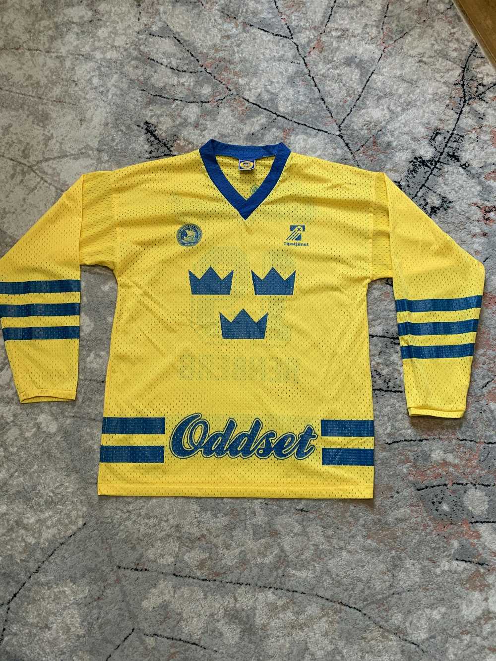 Hockey × Hockey Jersey × Vintage Vintage Swedish … - image 3