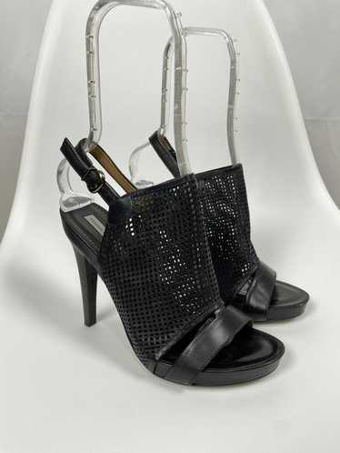 Italian Designers Tosca Blu Leather Heels with Mes