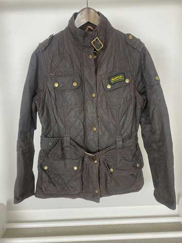 Barbour × Waxed Barbour International Quilted Wax… - image 1