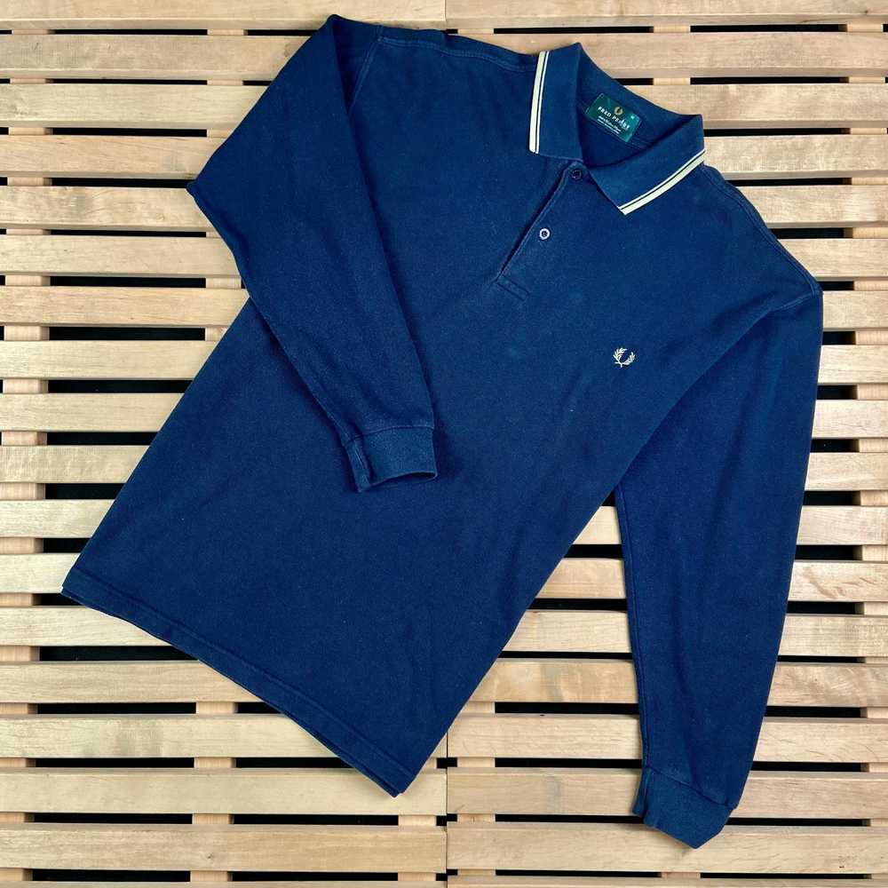Fred Perry × Vintage Mens Polo Long Sleeve Fred P… - image 1