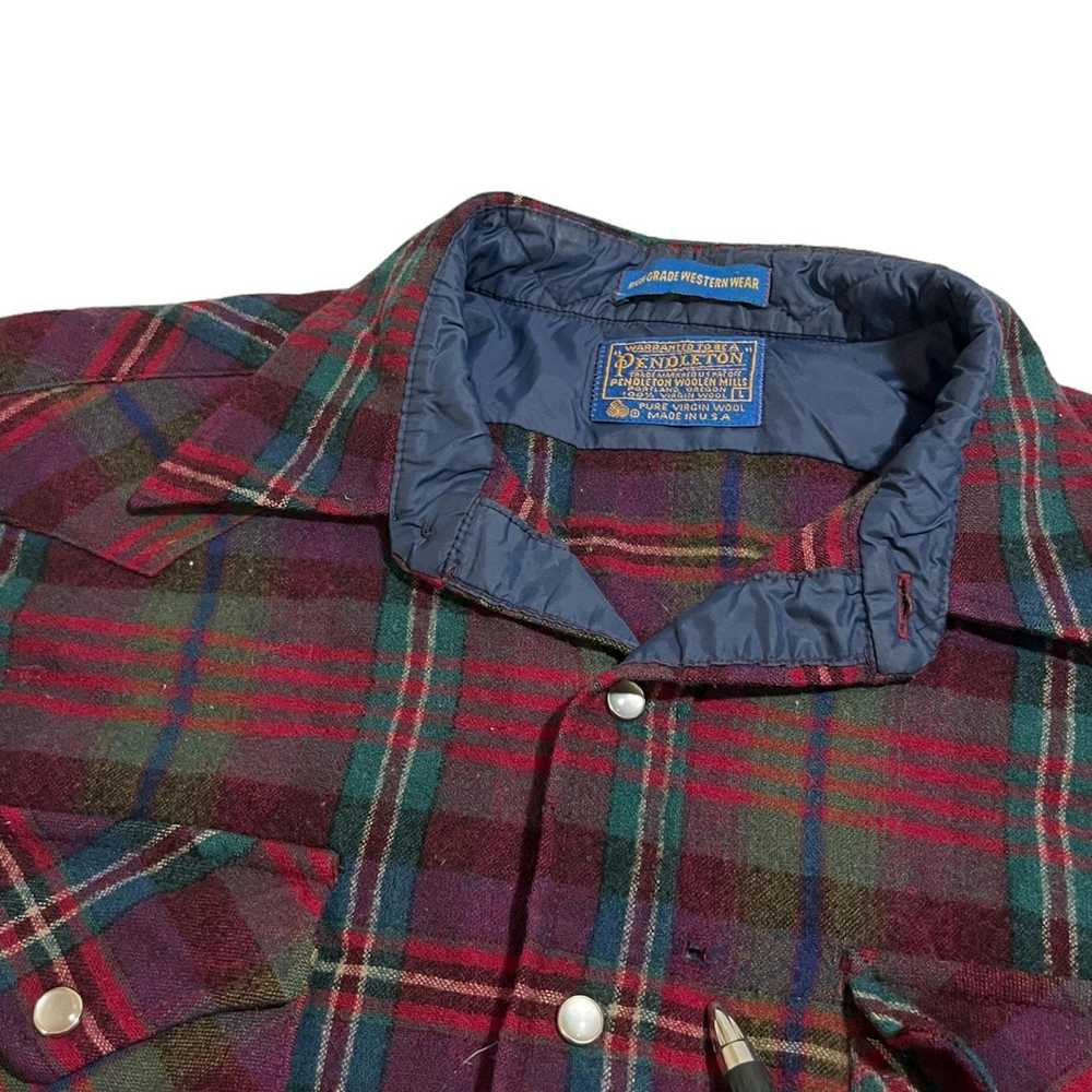 Pendleton × Vintage Vintage Pendleton Wool Flanne… - image 4