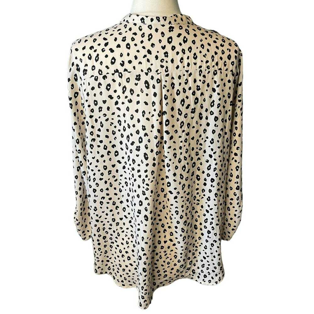 Other Lush Leopard Print Roll Tab 3/4 Length Slee… - image 5