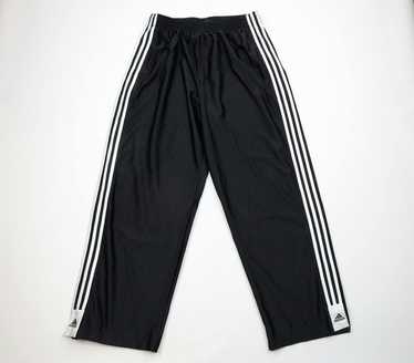 Vintage Adidas Hip Hop Pants Wide Leg Size 5 White Silver Gray 80’s  Parachute 