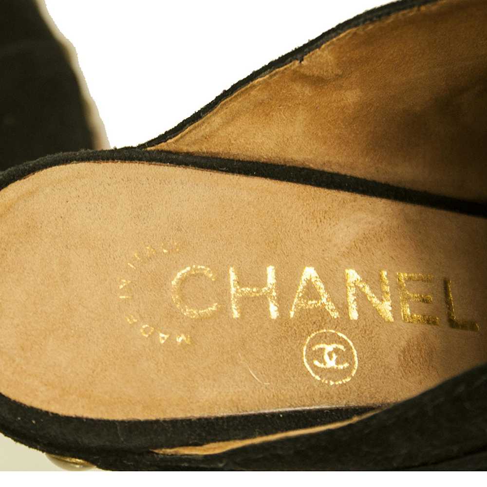 Chanel Black Suede Clog Limited Edition 2020 - image 10