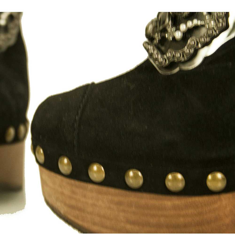 Chanel Black Suede Clog Limited Edition 2020 - image 12