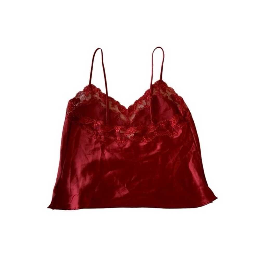 Vintage Red Satin Victorias Secret Tank - image 4