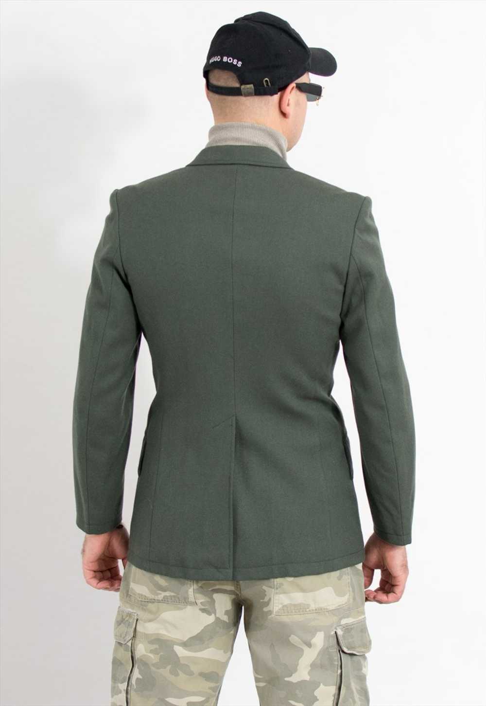 Vintage uniform jacket in khaki green army milita… - image 3
