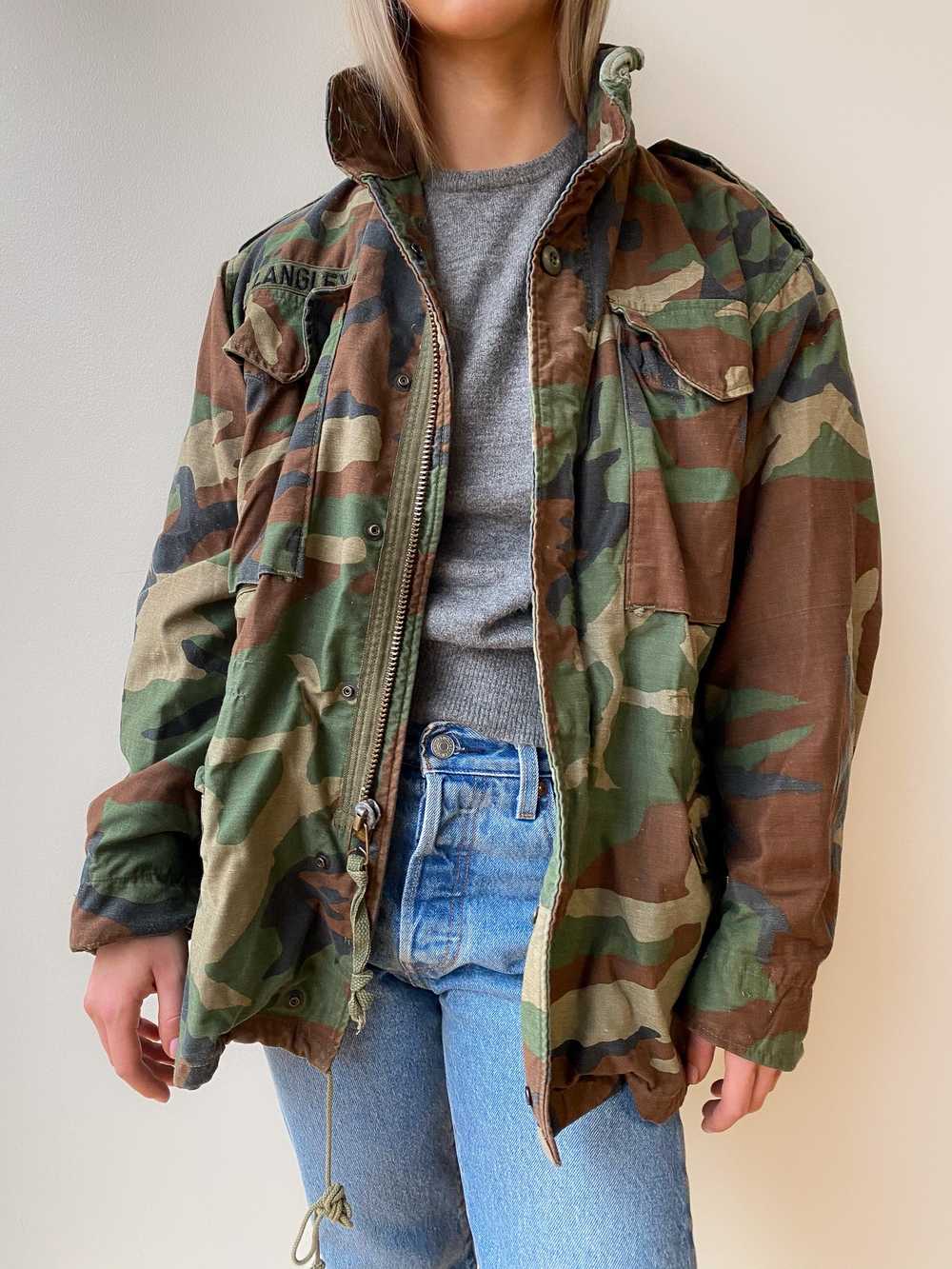 Camouflage Military Jacket—[S] - image 2