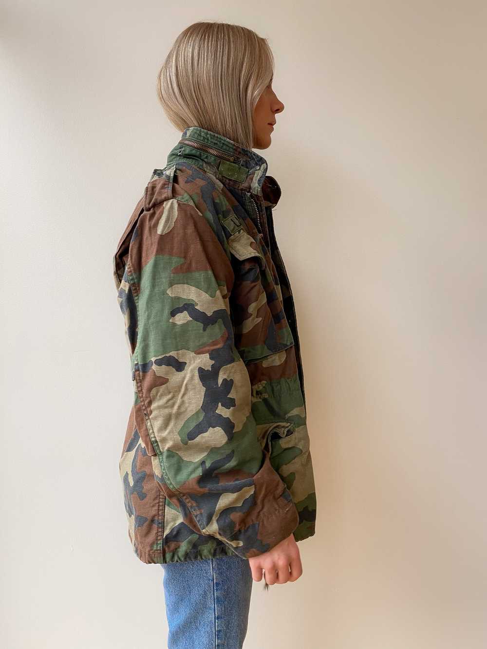 Camouflage Military Jacket—[S] - image 4