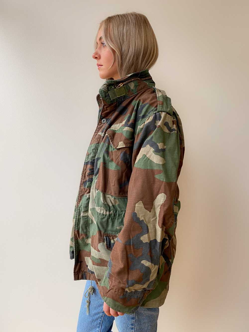 Camouflage Military Jacket—[S] - image 5