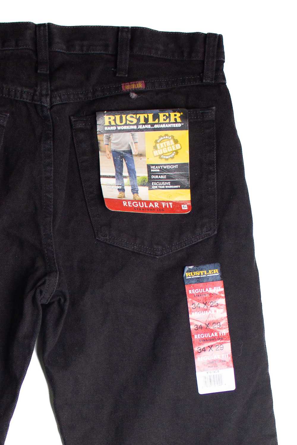 Deadstock Vintage Rustler Denim Jeans (1990s) 1015 - image 2
