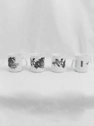 Lieve Van Gorp white coffee mug with roses and ‘Li