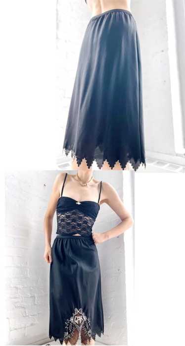 50s scallop slip skirt - image 1