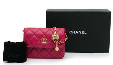Chanel Chanel Pink Min Pearl Crush Lambskin Walle… - image 1