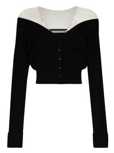 Product Details Alexander Wang Black Wool Cropped… - image 1