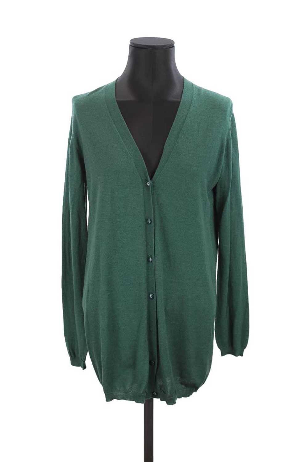 Circular Clothing Cardigan Max Mara vert. Matière… - image 1