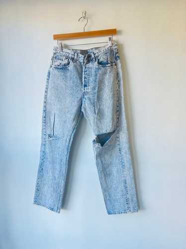 Vintage Levi’s Acid Washed Jeans w/ Ripped Knees