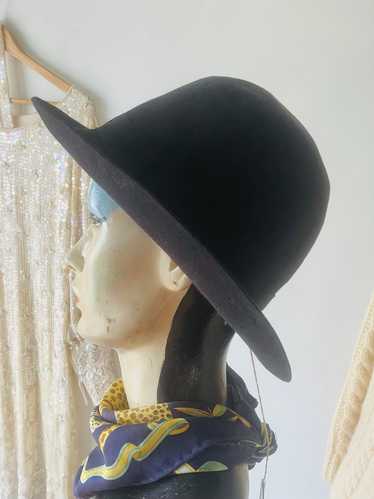 Margaret Howell Black Wool Hat