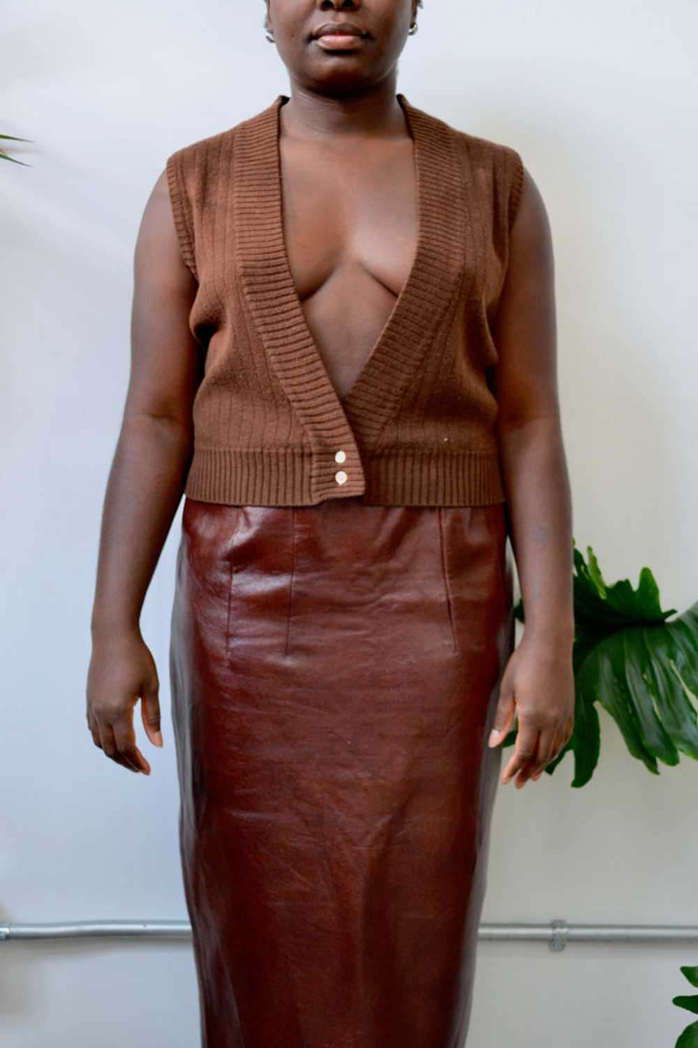 Cacao Sweater Vest - image 1