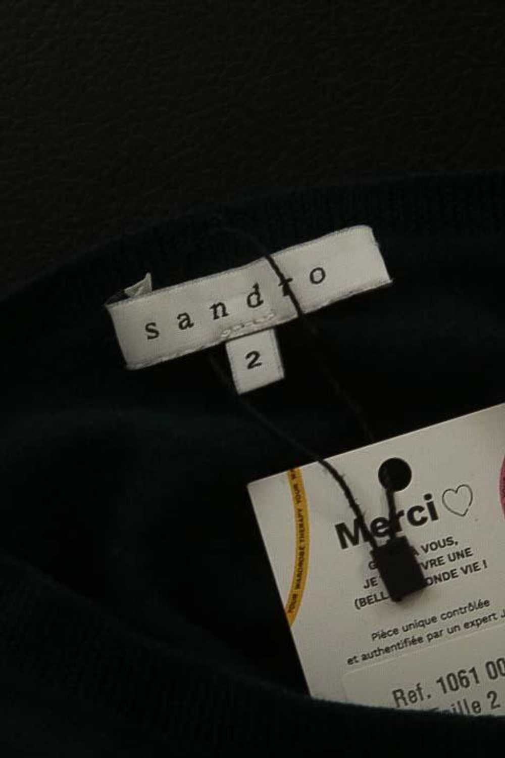 Circular Clothing Pull-over en laine Sandro vert.… - image 5