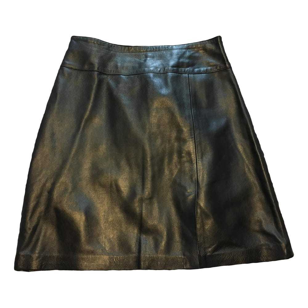 Giorgio & Mario Leather mini skirt - image 1