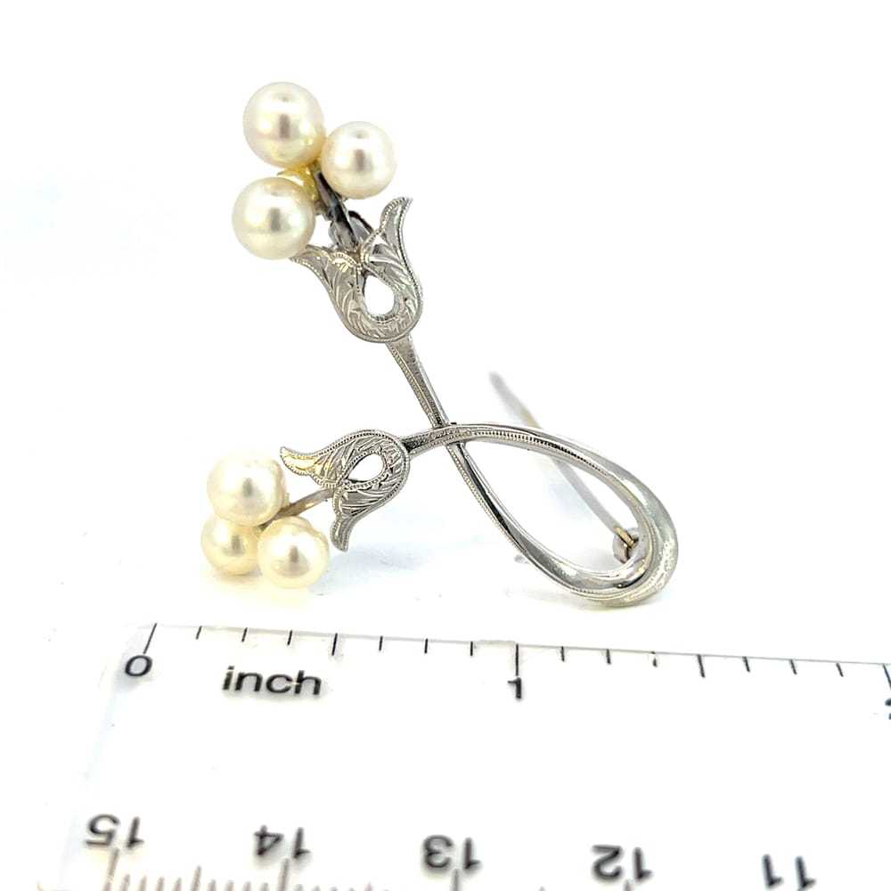 Mikimoto Pearl pin & brooche - image 7
