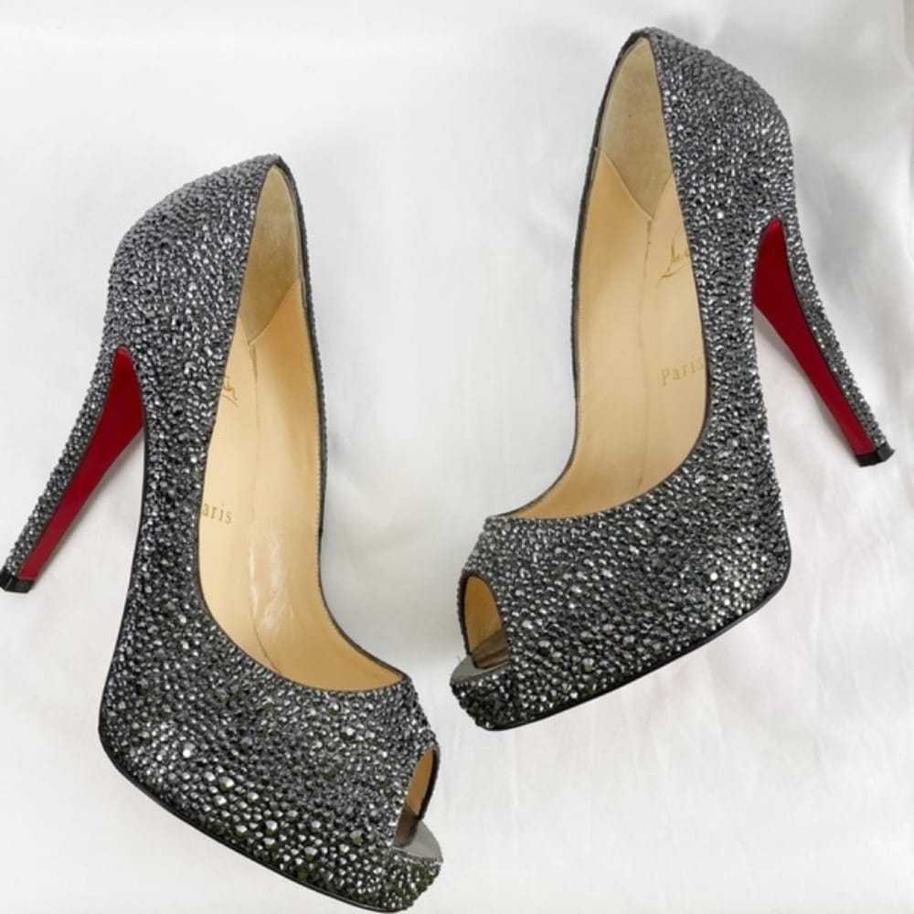 Christian Louboutin Very Privé leather heels - image 2