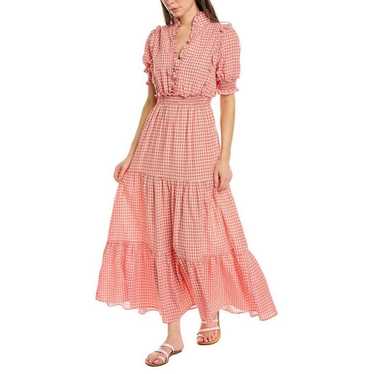 Max Studio Women's Plaid Smocked Tiered Maxi Dres… - image 1